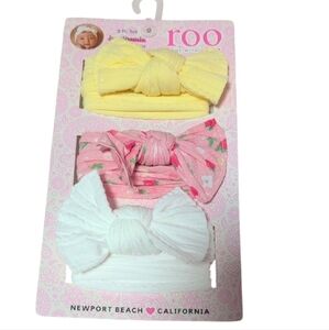 Roo Made with Love Baby Infant Headbands Set of 3